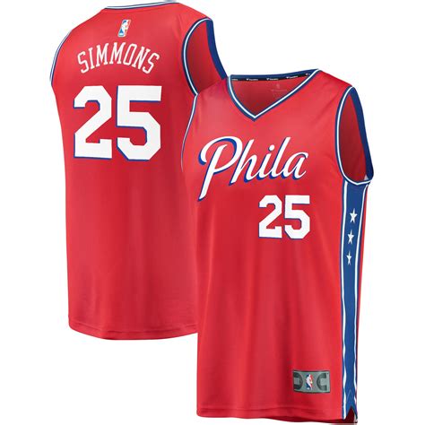 ben simmons philadelphia 76ers adidas youth replica jersey